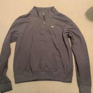 PINK Quarter Zip Crewneck